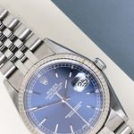 Rolex Datejust 36 16234 (2001) - Blauw wijzerplaat 36mm Staal (3/8)