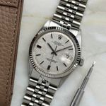 Rolex Datejust 1601 (1970) - Zilver wijzerplaat 36mm Staal (1/8)