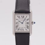 Cartier Tank WSTA0109 (2025) - Silver dial 26 mm Steel case (2/8)