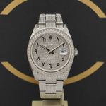 Rolex Datejust 41 126300 (2021) - Diamant wijzerplaat 41mm Staal (1/6)