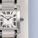 Cartier Tank Française W51003Q3 (1999) - 25 mm Steel case (5/8)