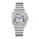 Cartier Santos W4SA0005 (2024) - Zilver wijzerplaat 35mm Staal (1/1)