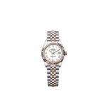 Rolex Lady-Datejust 279171 (2025) - Wit wijzerplaat 28mm Goud/Staal (1/1)