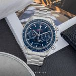 Omega Speedmaster Moonphase 304.33.44.52.03.001 (Onbekend (willekeurig serienummer)) - Blauw wijzerplaat 44mm Staal (3/8)