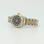 Rolex Lady-Datejust 69173 (1987) - Black dial 26 mm Gold/Steel case (7/8)