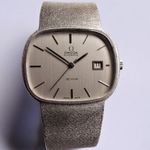 Omega De Ville 8313 (1972) - Silver dial 39 mm White Gold case (3/8)