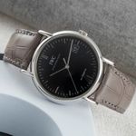 IWC Portofino Automatic IW353304 (2005) - Zwart wijzerplaat 38mm Staal (2/8)