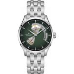 Hamilton Jazzmaster Open Heart H32675160 (2024) - Groen wijzerplaat 40mm Staal (1/1)