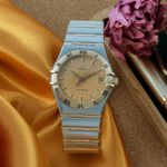 Omega Constellation 1212.10.00 (2000) - Champagne wijzerplaat 34mm Goud/Staal (1/8)