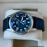 IWC Pilot Mark IW327009 (2019) - Zwart wijzerplaat 40mm Staal (5/7)