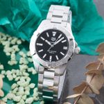 TAG Heuer Aquaracer Lady WBD1310.BA0740 (Unknown (random serial)) - Black dial 32 mm Steel case (1/8)