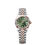 Rolex Lady-Datejust 279171 (2024) - Groen wijzerplaat 28mm Staal (1/8)