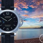 Panerai Luminor Marina 1950 3 Days Automatic PAM01312 (2022) - Zwart wijzerplaat 44mm Staal (1/2)