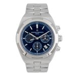 Vacheron Constantin Overseas Chronograph 5500V/110A-B148 (2020) - Blauw wijzerplaat 43mm Staal (1/6)