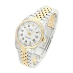 Rolex Oyster Perpetual Date 15223 (1993) - White dial 34 mm Gold/Steel case (2/5)