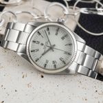 Rolex Oyster Perpetual 6551 (1969) - Wit wijzerplaat 31mm Staal (2/8)