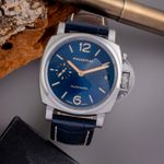 Panerai Luminor Due PAM00926 (Onbekend (willekeurig serienummer)) - Blauw wijzerplaat 38mm Titanium (1/8)