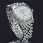 Rolex Datejust 36 16014 (1985) - Wit wijzerplaat 36mm Staal (6/7)