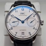 IWC Portuguese Automatic IW500705 (2016) - Silver dial 42 mm Steel case (1/8)