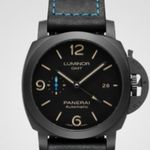 Panerai Luminor 1950 3 Days GMT Automatic PAM01441 (2024) - Zwart wijzerplaat 44mm Keramiek (1/1)