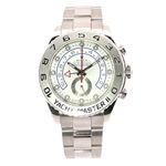 Rolex Yacht-Master II 116689 (2011) - White dial 44 mm White Gold case (2/8)