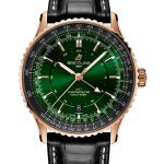 Breitling Navitimer GMT R32310251L1P1 (2026) - Green dial 41 mm Red Gold case (1/1)