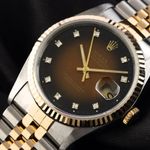 Rolex Datejust 31 68273 (1988) - Red dial 31 mm Gold/Steel case (3/8)