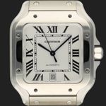 Cartier Santos WSSA0018 (2024) - Zilver wijzerplaat 40mm Staal (2/8)