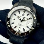 TAG Heuer Aquaracer 300M WAY108A.FT6141 (2023) - Wit wijzerplaat 43mm Titanium (3/10)