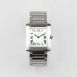 Cartier Tank Française WSTA0074 (2026) - Silver dial 32 mm Steel case (1/8)