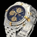 Breitling Chronomat B13050.1 (1995) - Blue dial 39 mm Gold/Steel case (7/7)