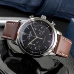 Glashütte Original Sixties Chronograph 1-39-34-02-22-04 (Unknown (random serial)) - Black dial 41 mm Steel case (2/8)