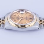 Rolex Datejust 36 16233 (1993) - Champagne dial 36 mm Gold/Steel case (5/8)