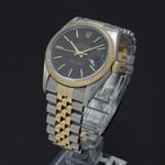 Rolex Datejust 36 16233 (1991) - Zwart wijzerplaat 36mm Goud/Staal (5/7)