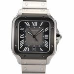 Cartier Santos WSSA0037 (2021) - Grey dial 40 mm Steel case (1/8)