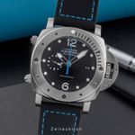 Panerai Luminor Submersible 1950 3 Days Automatic PAM00614 (Onbekend (willekeurig serienummer)) - Zwart wijzerplaat 47mm Titanium (1/8)