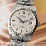 Rolex Datejust 1601 (1972) - Silver dial 36 mm White Gold case (3/8)