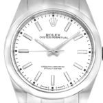 Rolex Oyster Perpetual 39 114300 (2019) - 39mm Staal (1/8)