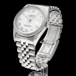 Rolex Datejust 36 16220 (2005) - Zilver wijzerplaat 36mm Staal (5/8)