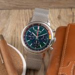 Breitling Top Time AB01762A1L1A1 (Unknown (random serial)) - Green dial 41 mm Steel case (1/8)