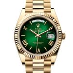 Rolex Day-Date 40 228238 (2024) - Green dial 40 mm Yellow Gold case (3/6)