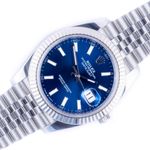 Rolex Datejust 41 126334 (2020) - Blue dial 41 mm Steel case (1/8)