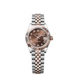 Rolex Lady-Datejust 279171 (2024) - Bruin wijzerplaat 28mm Staal (1/1)