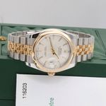 Rolex Datejust 36 116203 (Unknown (random serial)) - Silver dial 36 mm Gold/Steel case (4/8)