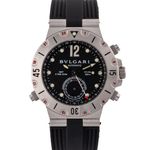 Bulgari Diagono SD38SGMT RBR (Onbekend (willekeurig serienummer)) - 38mm Staal (1/8)