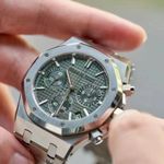 Audemars Piguet Royal Oak Chronograph 26240ST.OO.1320ST.08 (2025) - Zwart wijzerplaat 41mm Staal (4/4)