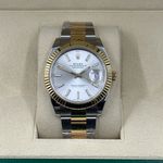 Rolex Datejust 41 126333 (2024) - Silver dial 41 mm Gold/Steel case (5/8)