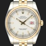Rolex Datejust 36 116233 (2010) - 36 mm Gold/Steel case (3/8)