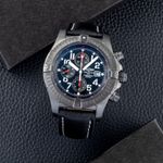 Breitling Super Avenger M13370 (2009) - Black dial 48 mm Steel case (1/8)