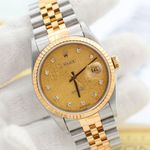 Rolex Datejust 36 16233 (Onbekend (willekeurig serienummer)) - 36mm Goud/Staal (1/8)